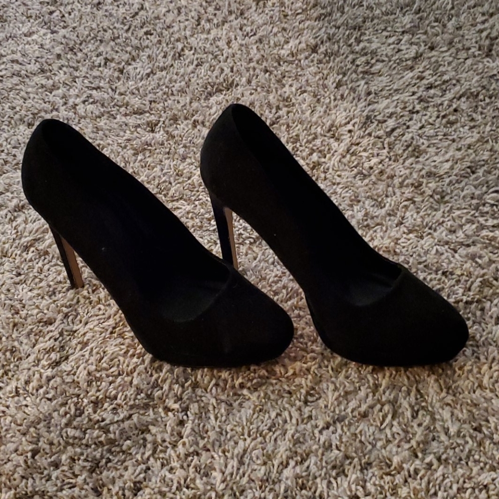 Black high heels